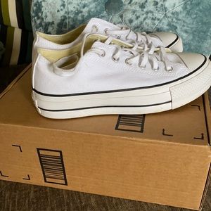 Platform Converse white